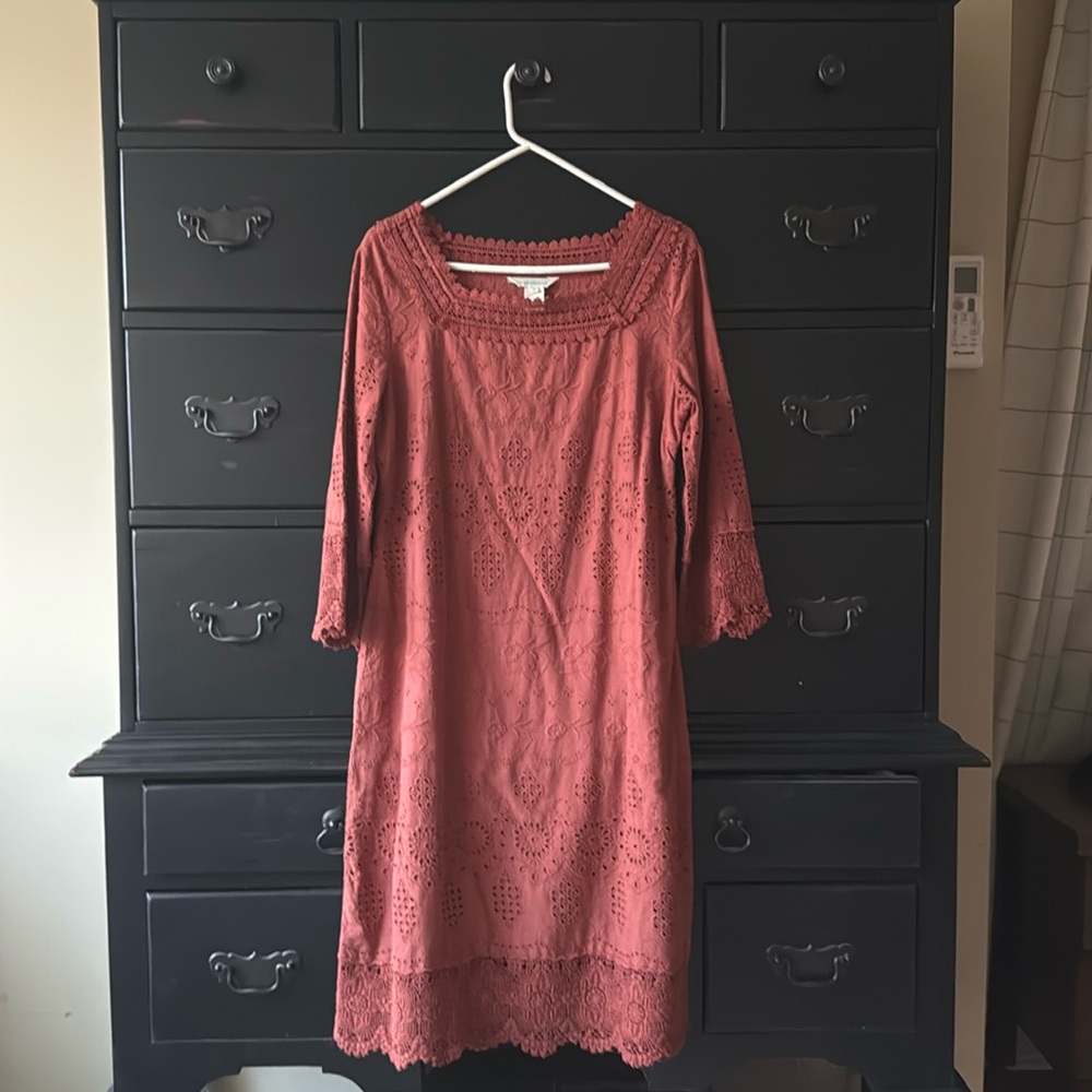 Sundance all cotton rust/terracotta color. Size small. Beautiful!